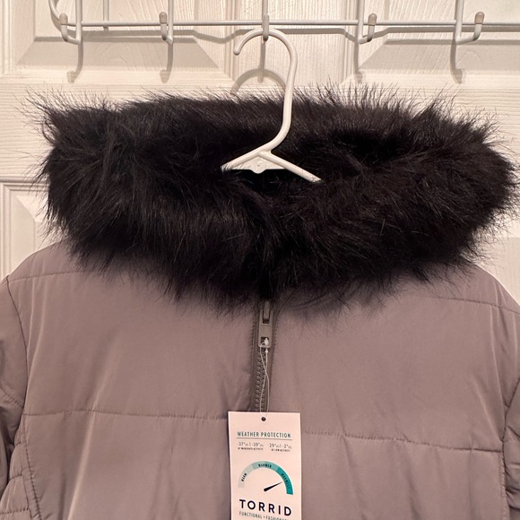 Long line torrid winter coat - Picture 6 of 11